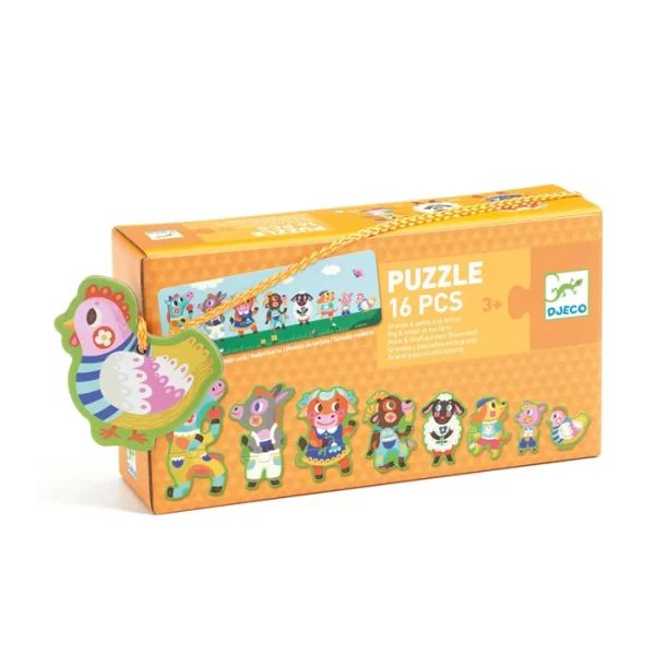 Puzzle Duo - Grands & petits à la ferme